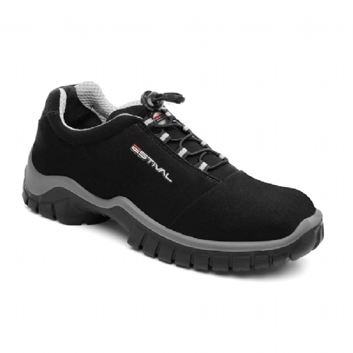 Tenis de Seguranca Energy com Bico de PVC Preto e Cinza N°38 Estival Tenis de Seguranca Energy com Bico de PVC Preto e Cinza N°38 Estival