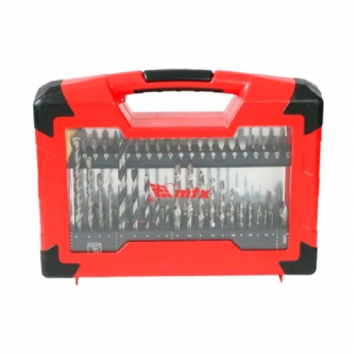 Ampliar foto Jogo de Brocas e Bits para Metal Concreto e Madeira com 75 pecas MTX 7256759 Ampliar foto Jogo de Brocas e Bits para Metal Concreto e Madeira com 75 pecas MTX 7256759