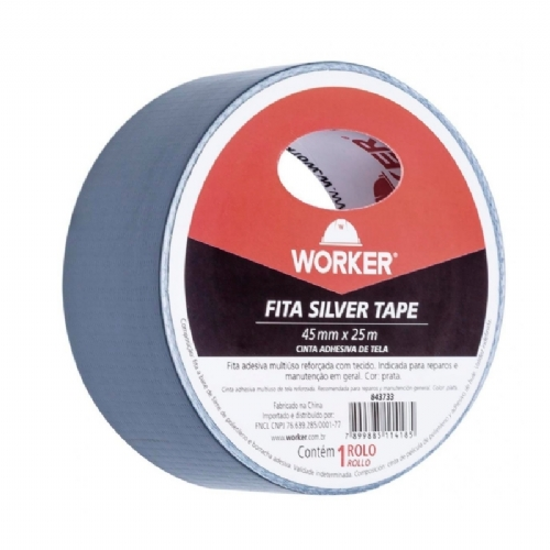 Fita Silver Tape 45mm x 5m   WORKER 843725
