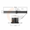 Ampliar foto Fresa para interpolacao de rosca M10 HRC60