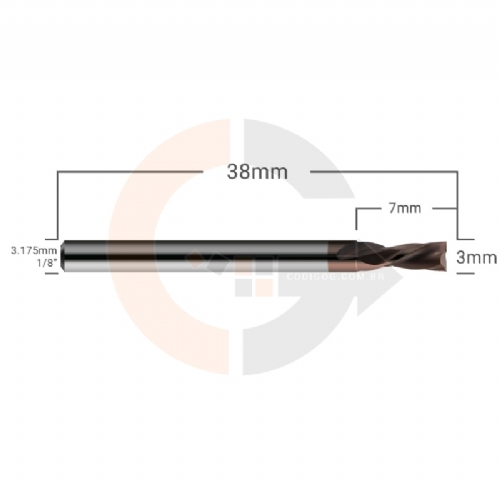 Ampliar foto Fresa Down Cut para chapas de Aco Inox e Galvanizados 2 cortes 3.0mm Ampliar foto Fresa Down Cut para chapas de Aco Inox e Galvanizados 2 cortes 3.0mm