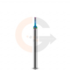 Fresa para interpolação de rosca em Alumínio P0.5-0.7 HRC60 DLC