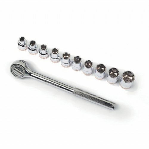 Ampliar foto Jogo de Soquetes Sextavados 1 2 pol. 8 a 22mm com 11 pecas Robust D26 11B Ampliar foto Jogo de Soquetes Sextavados 1 2 pol. 8 a 22mm com 11 pecas Robust D26 11B