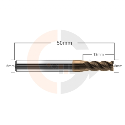 Ampliar foto Fresa de Metal Duro Para Ferro e Aco 4 Cortes HRC55 5.0mm x 13mm Ampliar foto Fresa de Metal Duro Para Ferro e Aco 4 Cortes HRC55 5.0mm x 13mm