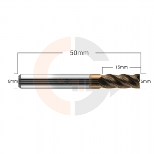 Ampliar foto Fresa de Metal Duro Para Ferro e Aco 4 Cortes HRC55 6.0mm x 15mm Ampliar foto Fresa de Metal Duro Para Ferro e Aco 4 Cortes HRC55 6.0mm x 15mm
