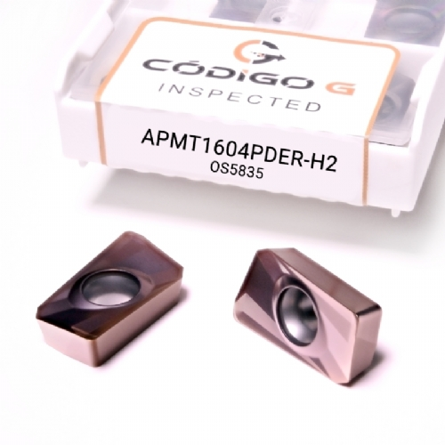 Inserto APMT1604 Pastilha de Metal Duro Grade 5835 10 pecas Inserto APMT1604 Pastilha de Metal Duro Grade 5835 10 pecas