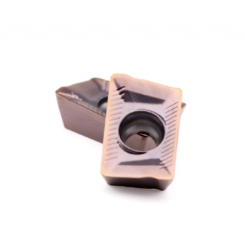 Ampliar foto Inserto APKT1003 PDSR TiAlSin Pastilha de Metal Duro para Aco  Grade 5835   10 pecas