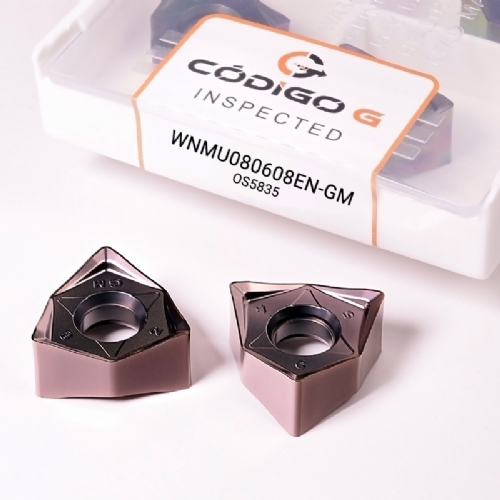 Inserto WNMU080608 Pastilha de Metal Duro Grade 5835 10 pecas Inserto WNMU080608 Pastilha de Metal Duro Grade 5835 10 pecas