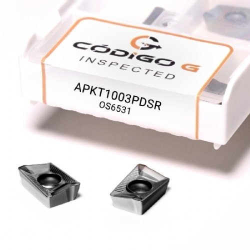 Inserto APKT1003 Pastilha de Metal Duro Grade 6501 10 pecas Inserto APKT1003 Pastilha de Metal Duro Grade 6501 10 pecas