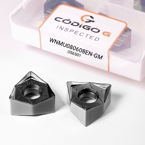 Inserto WNMU080608 Pastilha de Metal Duro Grade 6501 10 pecas Inserto WNMU080608 Pastilha de Metal Duro Grade 6501 10 pecas