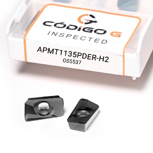 Inserto APMT1135 Pastilha de Metal Duro Grade 5537 10 pecas Inserto APMT1135 Pastilha de Metal Duro Grade 5537 10 pecas