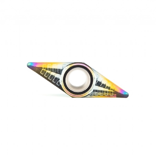 Ampliar foto Inserto VCGT160408 HA Pastilha de Metal Duro com Cobertura DLC para Aluminio   10 pecas
