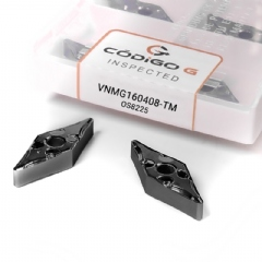 Inserto VNMG160408 TM AL2O3 Pastilha de Metal Duro para Aço, Grade 8225 - 10 peças Inserto VNMG160408 TM AL2O3 Pastilha de Metal Duro para Aço, Grade 8225 - 10 peças