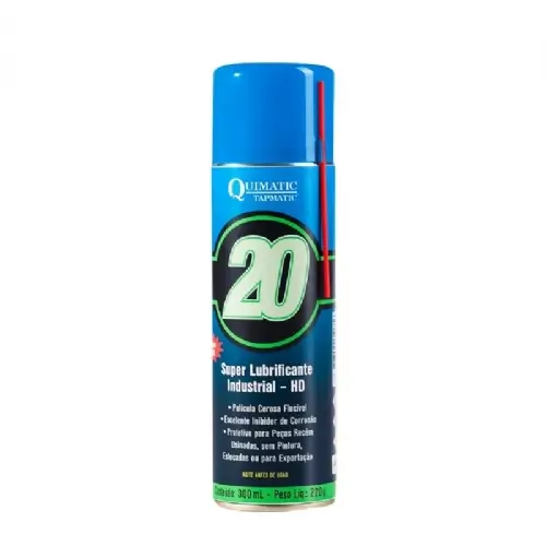 Super Lubrificante Industrial   HD Spray 300ml Quimatic 20