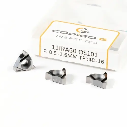 Inserto de Rosca Interna 11IR1.0 Pastilha de Metal Duro para Aluminio Inserto de Rosca Interna 11IR1.0 Pastilha de Metal Duro para Aluminio