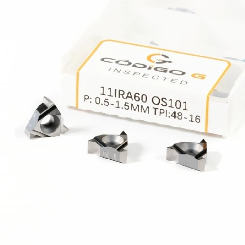 Inserto 11IR AG60 Pastilha de Metal Duro para Aluminio 10 pecas Inserto 11IR AG60 Pastilha de Metal Duro para Aluminio 10 pecas