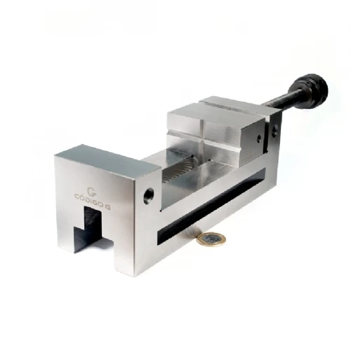 Ampliar foto Morsa de precisao para CNC com abertura de 125mm e sistema de fuso QGG88 Ampliar foto Morsa de precisao para CNC com abertura de 125mm e sistema de fuso QGG88