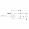 Ampliar foto Porta Fresa Facear Cone Morse CM4 A    27   62 DIN 228 A