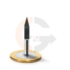 Fresa de Gravação Flat 30º x 0.2mm haste 6mm Metal Duro