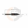Ampliar foto Fresa de Gravacao Flat 30 graus  x 0.3mm haste 6mm Metal Duro