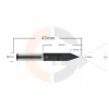 Ampliar foto Fresa de Gravacao Flat 45 graus  x 0.3mm haste 6mm Metal Duro