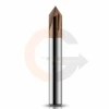 Ampliar foto Fresa de Metal Duro para Chanfro em Aco 8.0mm x 60 graus  cobertura CrAITiN HRC55