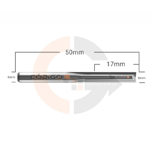 Ampliar foto Fresa de Topo para MDF 2 Cortes Retos Paralelos 6mmx17mm Metal Duro Ampliar foto Fresa de Topo para MDF 2 Cortes Retos Paralelos 6mmx17mm Metal Duro