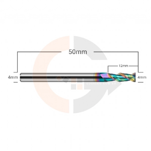 Ampliar foto Fresa para Aluminio 2 Cortes 4.0mm x 12mm Metal Duro com Cobertura DLC Ampliar foto Fresa para Aluminio 2 Cortes 4.0mm x 12mm Metal Duro com Cobertura DLC