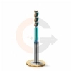 Ampliar foto Fresa de Haste Aliviada 3 cortes 6.0mm x 20mm Matal Duro HRC55 DLC