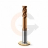 Ampliar foto Fresa de Haste Aliviada 4 cortes 10mmx25mm Matal Duro HRC55