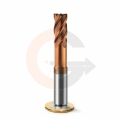 Fresa de Haste Aliviada 4 cortes 12mmx25mm Matal Duro HRC55