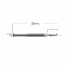 Ampliar foto Fresa Para Aluminio 1 Corte HRC55 2.0mm x 10mm Metal Duro