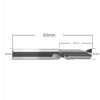 Ampliar foto Fresa Para Aluminio 1 Corte HRC55 8.0mm x 25mm Metal Duro