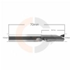 Ampliar foto Fresa Para Aluminio 1 Corte HRC55 10mm x 32mm Metal Duro