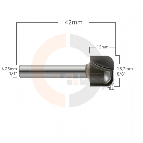 Ampliar foto Fresa para fazer Tigelas Gamelas Petisqueiras 15.87mm Haste 1 4 Ampliar foto Fresa para fazer Tigelas Gamelas Petisqueiras 15.87mm Haste 1 4