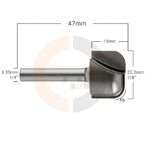 Ampliar foto Fresa para fazer Tigelas Gamelas Petisqueiras 22.22mm Haste 1 4 Ampliar foto Fresa para fazer Tigelas Gamelas Petisqueiras 22.22mm Haste 1 4