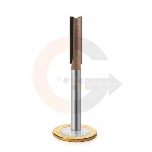 Fresa Reta Paralela 8mm x 30mm para Tupia Fresa Reta Paralela 8mm x 30mm para Tupia