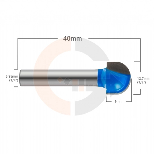 Ampliar foto Fresa Esferica para Madeira e MDF 1 2 12.7mm Ampliar foto Fresa Esferica para Madeira e MDF 1 2 12.7mm