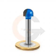 Fresa Esférica para Madeira e MDF 1/2 (12.7mm) - Haste 1/4