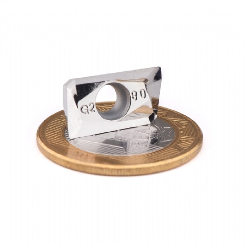 Ampliar foto Inserto APGT1604 G2 Pastilha de Metal Duro para Aluminio   1 peca