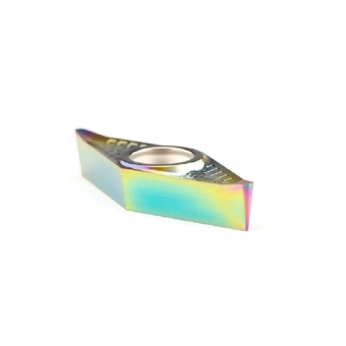 Ampliar foto Inserto VCGT160408 HA Pastilha de Metal Duro com Cobertura DLC para Aluminio   1 peca