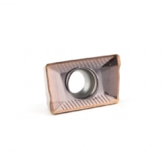 Inserto APKT1003 PDSR TiAlSin Pastilha de Metal Duro para Aço, Grade 5835 - 1 peça