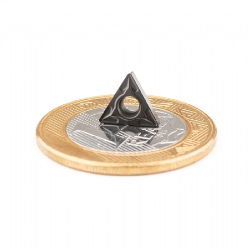 Ampliar foto Inserto TCMT090204 PL Pastilha de Metal Duro para Aco  Grade 8225   1 peca