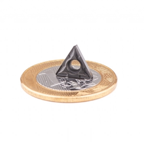 Ampliar foto Inserto TCMT110204 PL Pastilha de Metal Duro para Aco  Grade 8225   1 peca