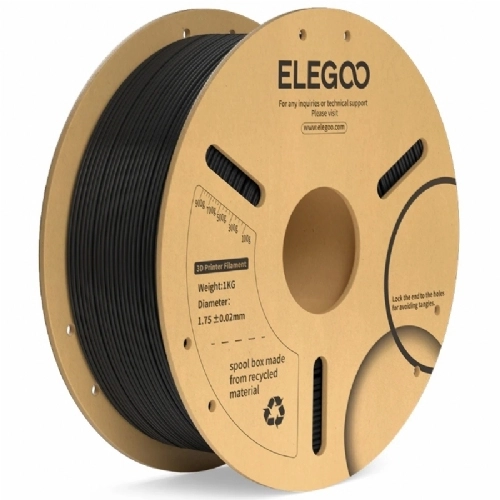 Filamento PLA Preto   Elegoo   1.75mm 1kg 
