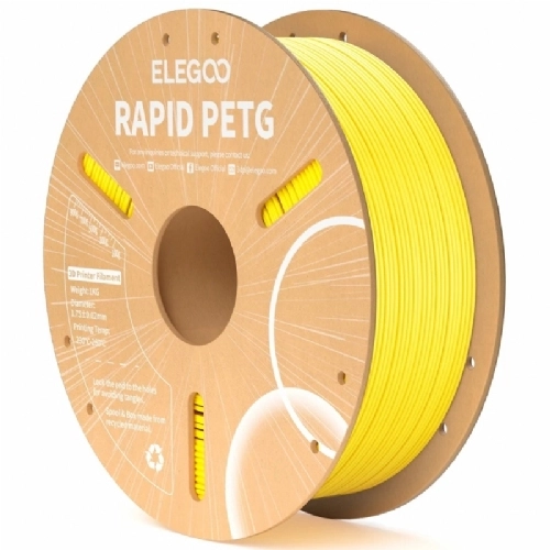 Filamento Rapid PETG Amarelo   Elegoo   1.75mm 1kg 