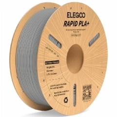 Filamento Rapid PLA+ Cinza - Elegoo - 600mm/s Hyper Velocidade - 1kg 