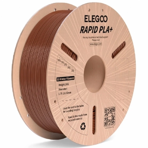 Filamento Rapid PLA  Marrom   Elegoo   600mm s Hyper Velocidade   1kg 