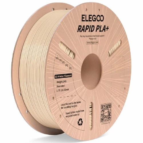 Filamento Rapid PLA  Bege   Elegoo   600mm s Hyper Velocidade   1kg 