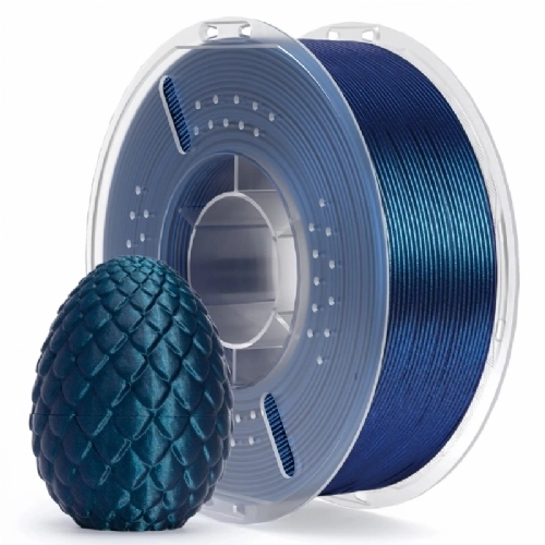 Filamento PLA Silk Galaxy Peacock Blue   Azul Petroleo   Elegoo   1.75mm 1kg 